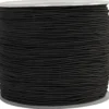 Elastisk smyckestråd, tjocklek 1 mm, svart, 250 m/ 1 rl.
