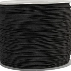 Elastisk smyckestråd, tjocklek 1 mm, svart, 250 m/ 1 rl.