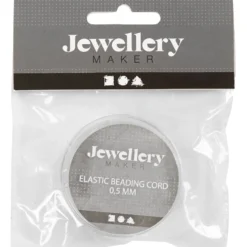 Elastisk smyckestråd, tjocklek 0,5 mm, 10 m/ 1 rl.