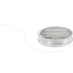 Elastisk smyckestråd, tjocklek 0,5 mm, 10 m/ 1 rl.