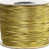 Elastiskt snöre, tjocklek 1 mm, guld, 100 m/ 1 rl.