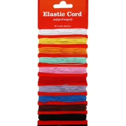 Elastiskt snöre, tjocklek 1 mm, 10x3.50 m/ 1 förp.