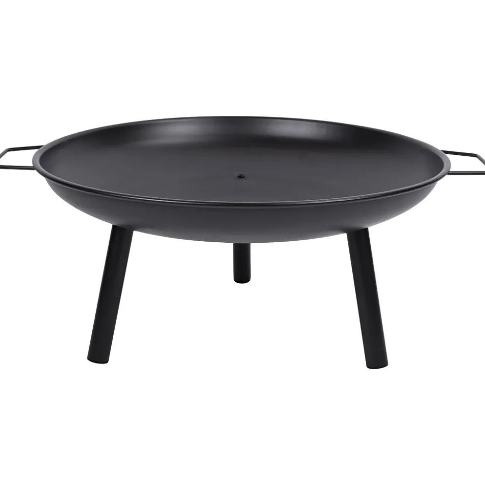 Eldkorg, H: 35 cm, B: 60 cm, Dia. 60 cm, svart, 1 st.
