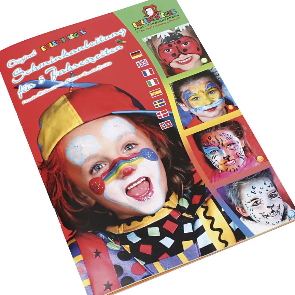Eulenspiegel ansiktsmålningshäfte, 19 ansiktsfärgsdesigner, 1 st.