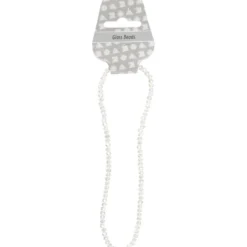 Facettpärlor, stl. 3x4 mm, Hålstl. 0,8 mm, kristall, 100 st./ 1 förp.