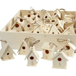 Fågelholkar mini, H: 7 cm, 6x10 st./ 1 förp.