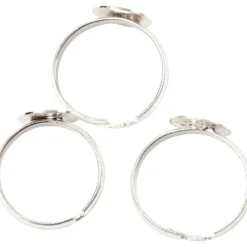 Fingerring, försilvrad, 15 st./ 1 förp.