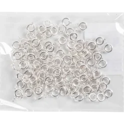 Fjäderringslås, Dia. 7 mm, silver, 100 st./ 1 förp.
