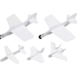 Flygplan, L: 11,5-19 cm, B: 11-17,5 cm, vit, 50 st./ 1 förp.