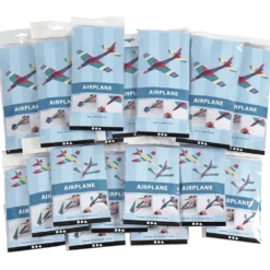 Flygplan, L: 11,5-19 cm, B: 11-17,5 cm, vit, 50 st./ 1 förp.