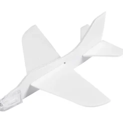 Flygplan, L: 11,5-12,5 cm, B: 11-12 cm, vit, 3 st./ 1 förp.