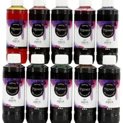 Flytande Akvarellfärg, mixade färger, 10x250 ml/ 1 förp.