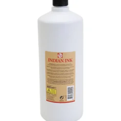 Flytande tusch, svart, 1000 ml/ 1 flaska