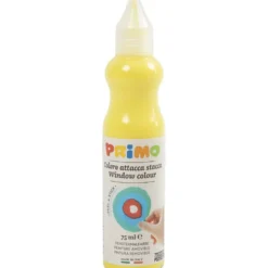 Fönsterfärg, D: 3,2 cm, gul, 75 ml/ 1 flaska