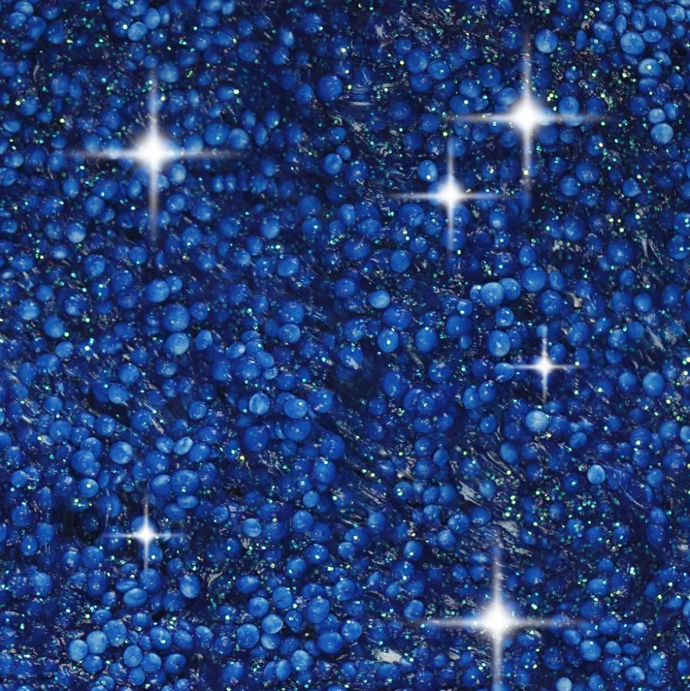 Foam Clay® , glitter, blå, 35 g/ 1 burk