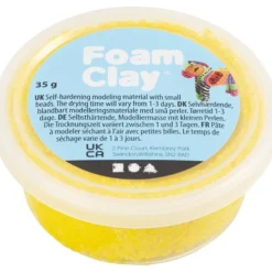 Foam Clay® , gul, 35 g/ 1 burk