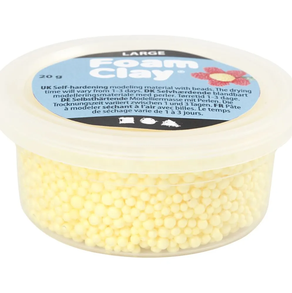 Foam Clay Large, mixade färger, 8x20 g/ 1 förp.