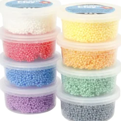Foam Clay Large, mixade färger, 8x20 g/ 1 förp.