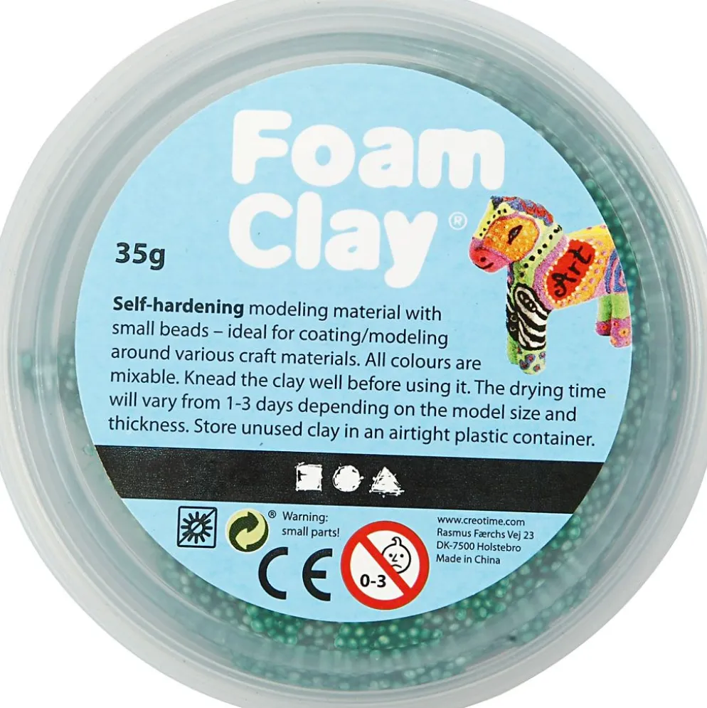Foam Clay® , mörkgrön, 35 g/ 1 burk