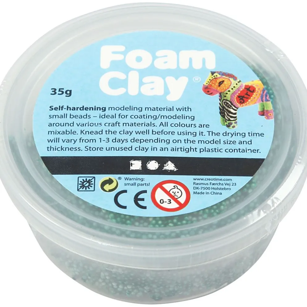 Foam Clay® , mörkgrön, 35 g/ 1 burk