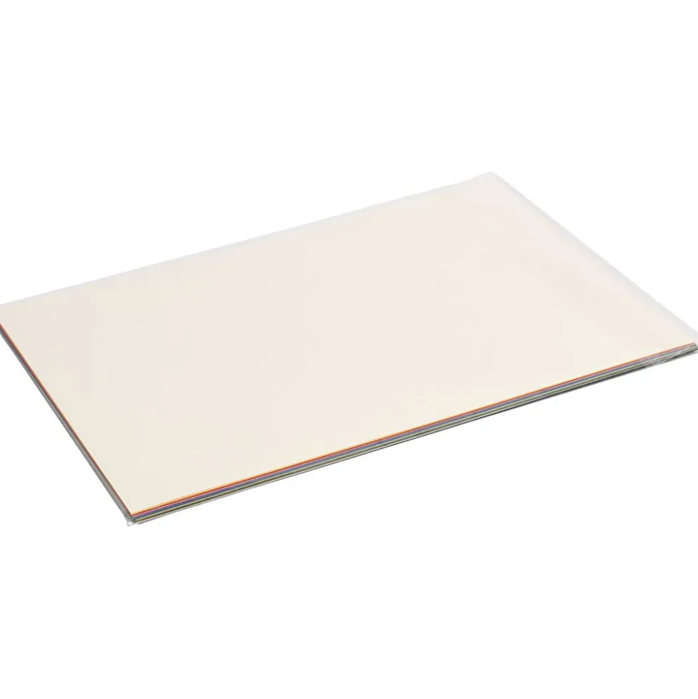 Fransk kartong, A4, ark 210x297 mm, 160 g, mixade färger, 16 mix. ark/ 1 förp.