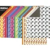 Färgad Kartong, A4, ark 210x297 mm, 100 g, mixade färger, 16x10 ark/ 1 förp.