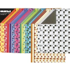 Färgad Kartong, A4, ark 210x297 mm, 100 g, mixade färger, 16x10 ark/ 1 förp.