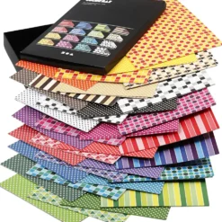 Färgad Kartong, A4, ark 210x297 mm, 100 g, mixade färger, 16x10 ark/ 1 förp.