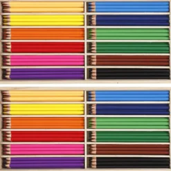 Färgpennor, kärna 3 mm, mixade färger, 2x144 st./ 1 förp.