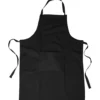 Förkläde, L: 89 cm, B: 66 cm, stl. M-XL cm, 210 g, svart, 1 st.
