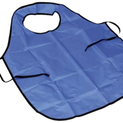 Förkläde med krage, L: 100 cm, stl. M-XL cm, blå, 1 st.