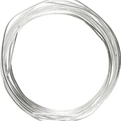 Försilvrad tråd, tjocklek 1,2 mm, försilvrad, 3 m/ 1 rl.