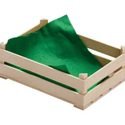Förvaringslåda för leksaksmat av trä, stl. 12,4x17,5x6 cm, 1 st.