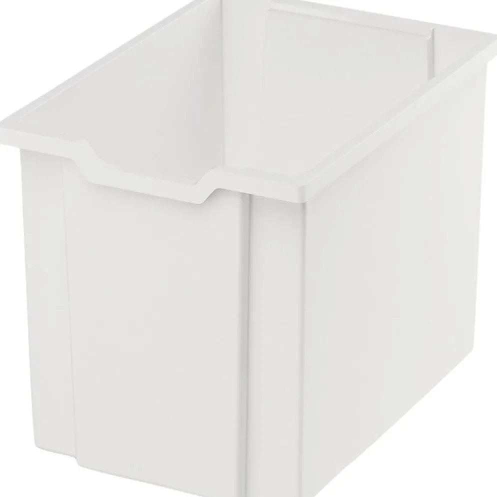 Förvaringslåda, large, H: 30 cm, D: 42 cm, B: 31 cm, vit, 1 st.