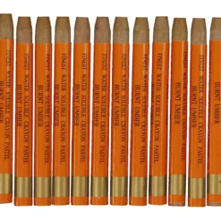 Gallery Akvarell, L: 9,3 cm, orange, 12 st./ 1 förp.