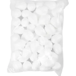 Ägg, H: 6 cm, vit, 50 st./ 1 förp.