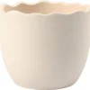 Äggskal, H: 6,3 cm, Dia. 7,5 cm, vit, 24 st./ 1 förp.