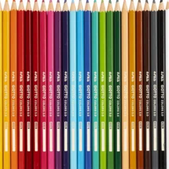 Giotto färgpennor, L: 18 cm, kärna 3 mm, mixade färger, 24 st./ 1 förp.