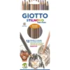 GIOTTO Stilnovo färgblyerts, Dia. 6,8 mm, spets 3,3 mm, hudfärger, 12 st./ 1 förp.