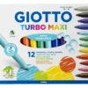 GIOTTO-tuschpennor, spets 5 mm, mixade färger, 12 st./ 1 förp.