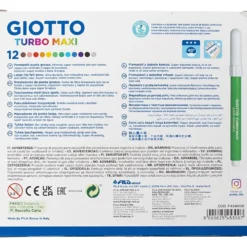 GIOTTO-tuschpennor, spets 5 mm, mixade färger, 12 st./ 1 förp.