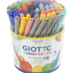 GIOTTO-tuschpennor, spets 2,8 mm, mixade färger, 96 st./ 1 hink