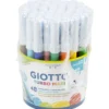 GIOTTO-tuschpennor, spets 5 mm, mixade färger, 48 st./ 1 hink