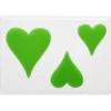 Gjutformar, Hjärtan, H: 6+8+10 cm, D: 9 mm, stl. 14,9x22 cm, 1 st.