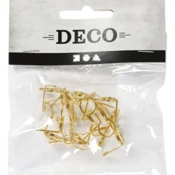 Glasögon, B: 25 mm, guld, 10 st./ 1 förp.