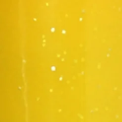 Glas- och Porslinstusch, glitter, spets 2-4 mm, semi opaque, gul, 1 st.