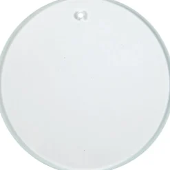 Glasplatta, Rund, Dia. 7 cm, tjocklek 3 mm, 10 st./ 1 förp.