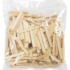 Glasspinnar, L: 5,5 cm, B: 6 mm, natur, 400 st./ 1 förp.