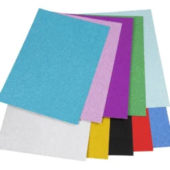 Glitterkartong, A4, 250 g, 50 ark/ 1 förp.