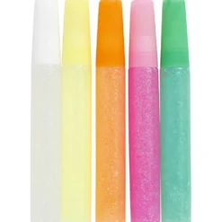 Glitterlim, pastellfärger, 5x10 ml/ 1 förp.
